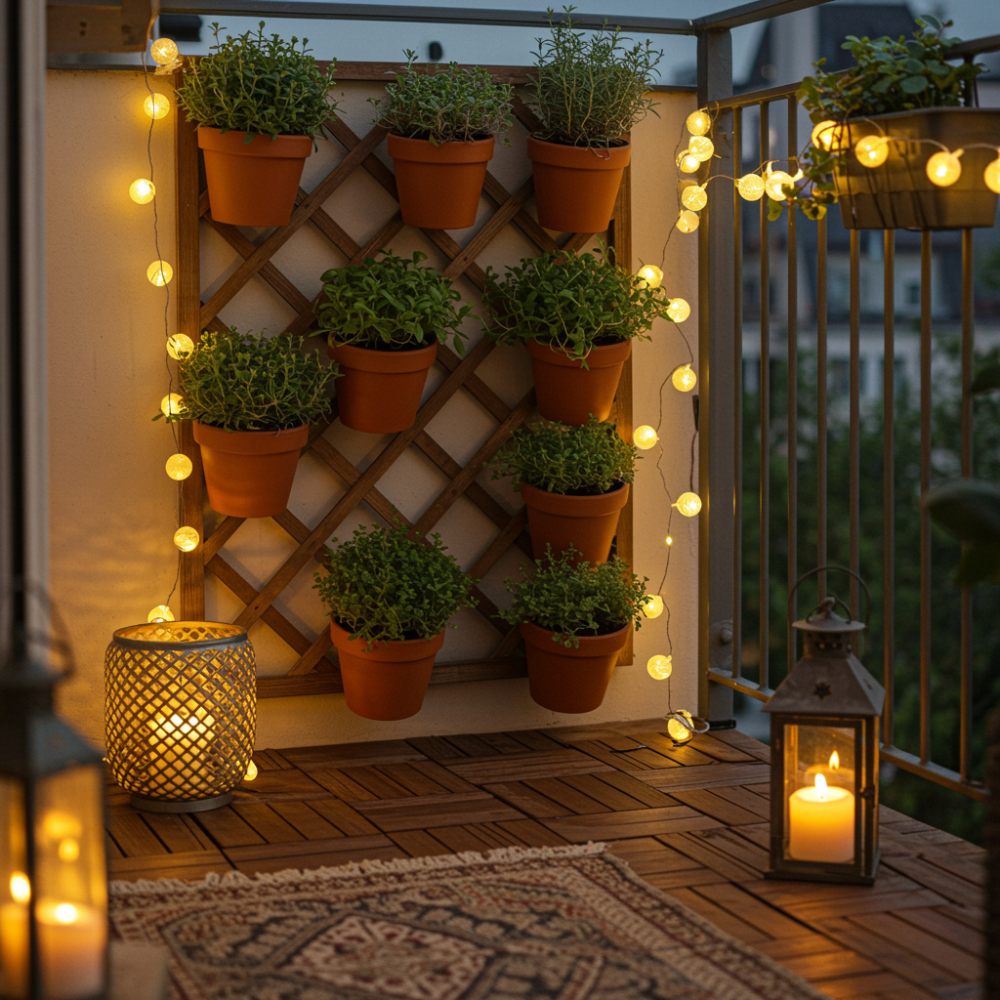 doplnky na malý balkón