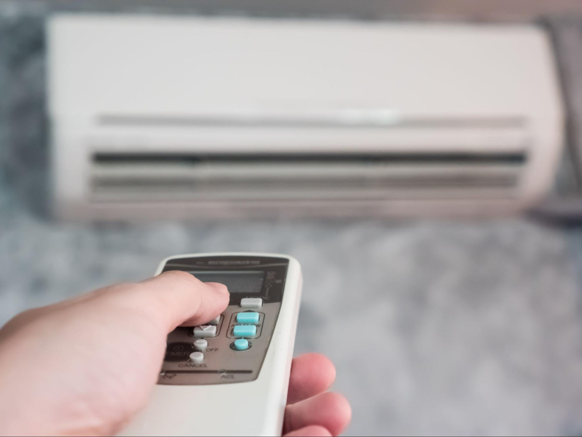 ovládanie klimatizácie